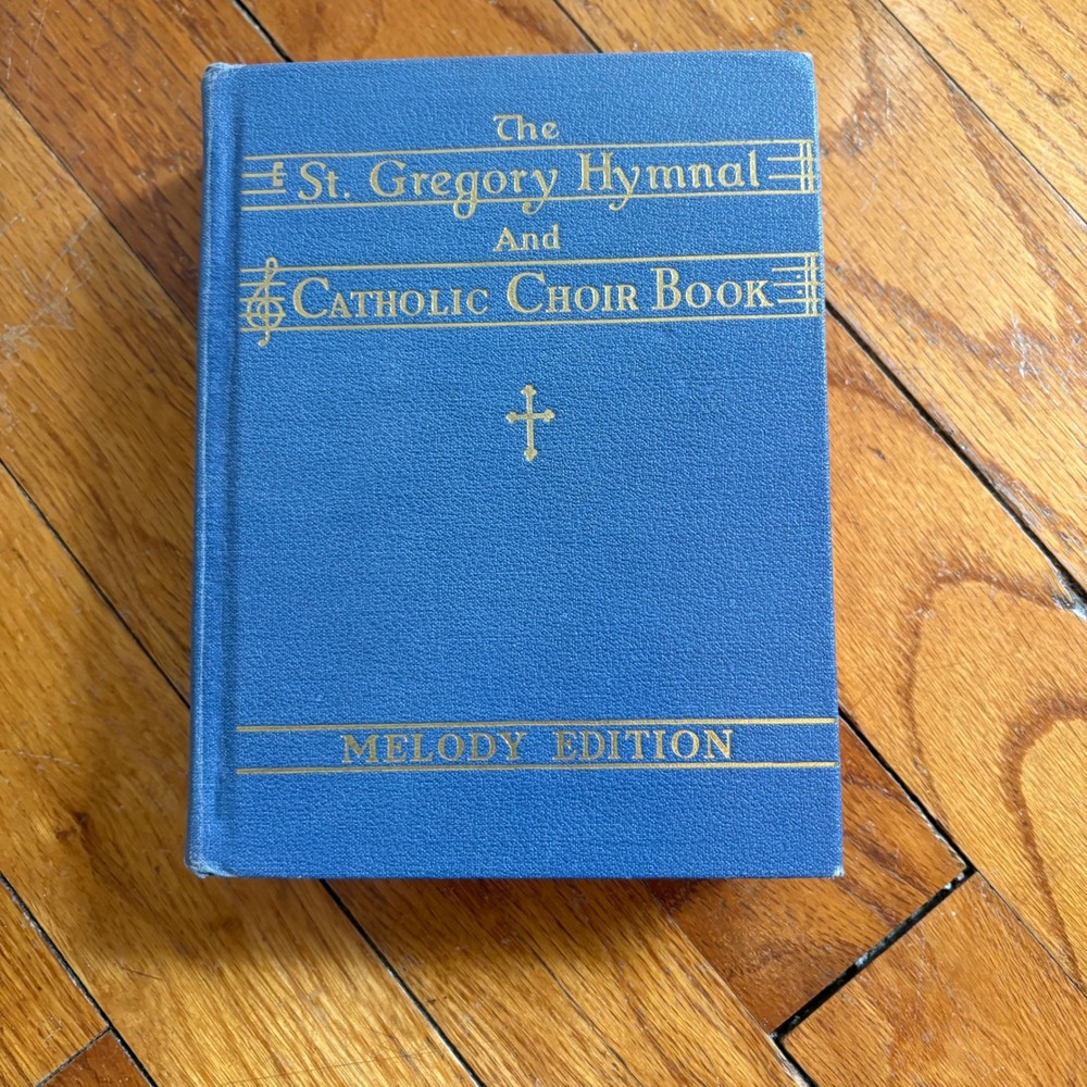 St. Gregory Hymnal and Catholic Choir Book Melody Edition 1920 1941
